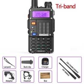 Talkie Walkie UV-5R TB Tri Band