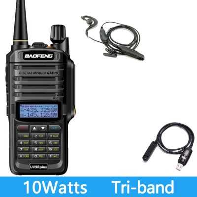 Uv9r Pro V2 10w Talkie-walkie Ip68 étanche 50km longue portée