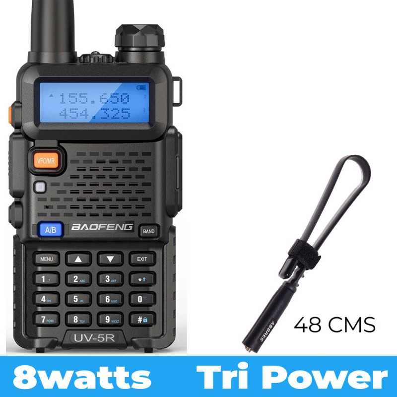 Baofeng UV-5R 8w Tri PUissance Talkie-walkie FM radio VHF/UHF