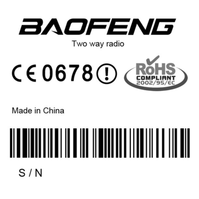 Walkie Talkie Baofeng UV-5RA