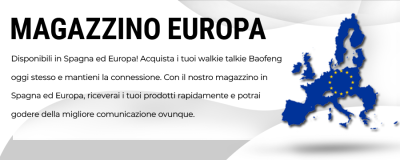 Produits Baofeng en stock en Europe